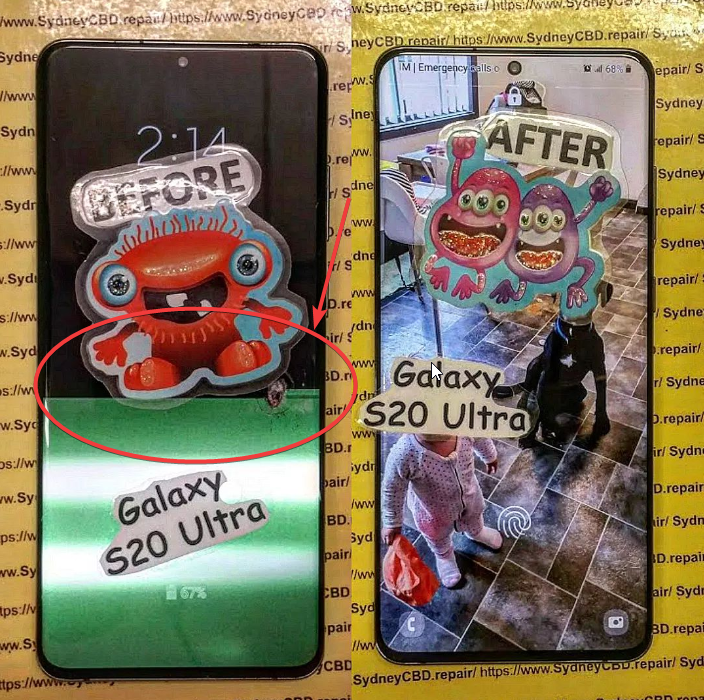 Samsung Galaxy S20 Ultra Screen Replacement Sydney Cbd Repair Centre