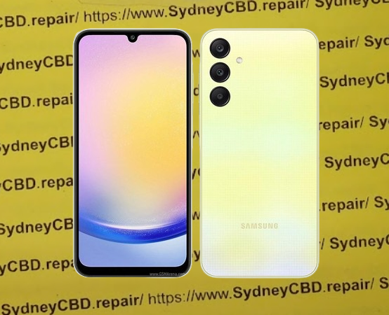 What is the screen display of Samsung A25?